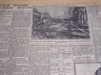 1928 SEPTEMBER 20 NEW YORK TIMES - FLORIDA DEAD PUT AT 400 - NT 6919