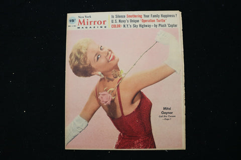 1961 DECEMBER 3 NEW YORK MIRROR MAGAZINE - MITZI GAYNOR COVER - E 25517