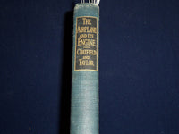 1928 THE AIRPLANE AND ITS ENGINE CHATFIELD BOOK BY CHATFIELD & TAYLOR - KD 3983M