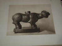 1922 ANIMALS IN CHINESE ART VOLUME - CERNUSCHI - TIZAC - 50 PLATES - KD 5862B