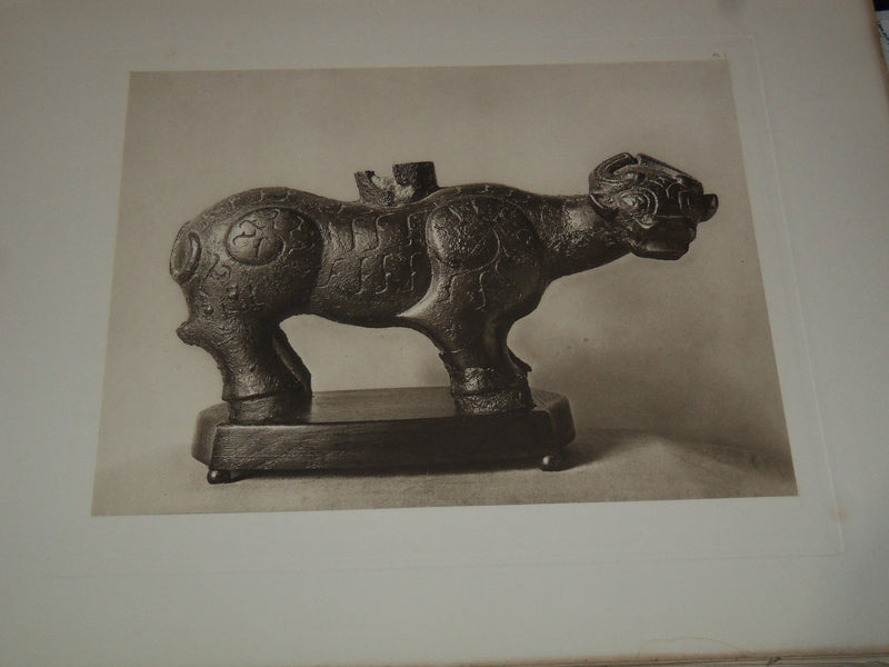 1922 ANIMALS IN CHINESE ART VOLUME - CERNUSCHI - TIZAC - 50 PLATES - KD 5862B