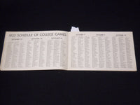 1933 GRANTLAND RICE'S CITIES SERVICE FOOTBALL GUIDE - SOFTCOVER - K 641
