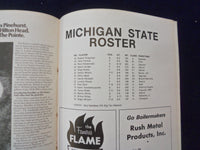 1976 JAN 26 COLLEGE BASKETBALL PROGRAM- PURDUE UNIV VS. MICHIGAN STATE- SP 1533R