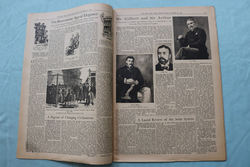 1935 OCTOBER 20 NEW YORK TIMES BOOK REVIEW SECTION - SINCLAIR LEWIS - NP 9168