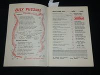 1955 JULY JACK AND JILL MAGAZINE LOT OF 2 ISSUES - AMERICAN FLAG COVER - J 6088