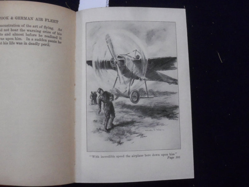 1918 BOB COOK AND THE GERMAN AIR FLEET HARDCOVER BOOK BY PAUL TOMLINSON- KD 8469