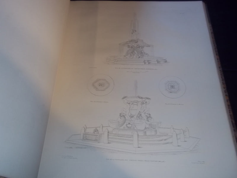 1874 EDIFICES DE ROME MODERNE BY PAUL LETAROUILLY VOLUME 2 - ARCHITECTURE - Z 2