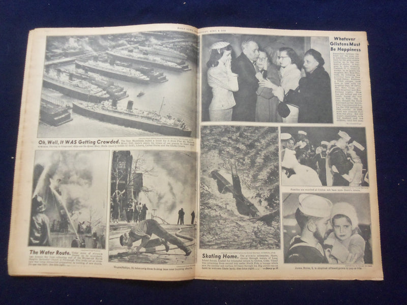 1959 APR 8 NEW YORK DAILY NEWS NEWSPAPER - CONNIE TELLS LOVE STORY - NP 6755