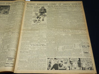 1938 SEPT 26 NEW BEDFORD STANDARD TIMES - ROOSEVELT ASKS PEACE - NT 8914