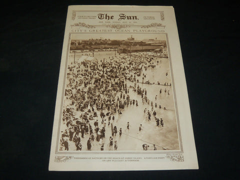 1915 JULY 25 THE SUN PICTORIAL MAGAZINE SECTION - CONEY ISLAND - NP 5424