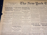 1916 NOVEMBER 4 NEW YORK TIMES - 6 MEN CONFESS SUBWAY DYNAMITE PLOTS - NT 7683