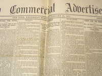 1877 JAN 24 WEEKLY COMMERCIAL ADVERTISER - COUNTING THE VOTE ELECTION - NP 8963