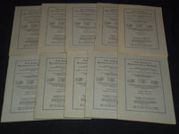 1936 THE AMERICAN MATHEMATICAL MONTHLY MAGAZINE LOT OF 12 - COMPLETE YR- WR 277C