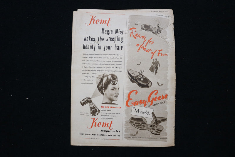 1948 AUGUT 28 PICTUREGOER MAGAZINE - INGRID BERGMAN COVER - E 26033