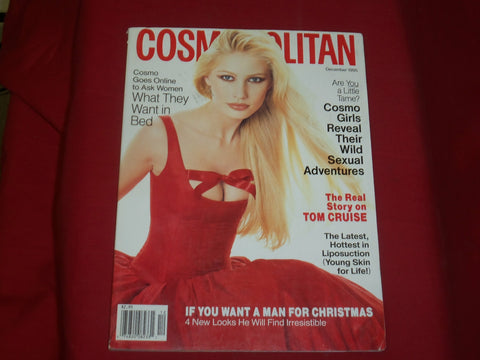 1995 DECEMBER COSMOPOLITAN MAGAZINE - KRISTY HUME, PHOTO BY SCAVULLO - B 5522