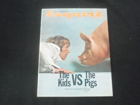 1968 SEPTEMBER ESQUIRE MAGAZINE - THE KIDS VS. THE PIGS - F 875