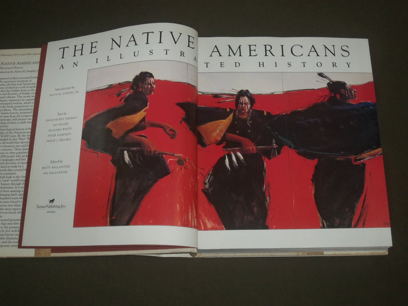 1993 THE NATIVE AMERICANS HARDCOVER BOOK BY BETTY & IAN BALLANTINE - I 1518