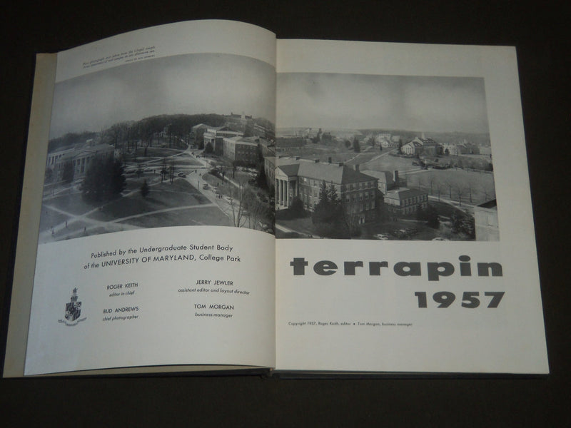 1957 TERRAPIN UNIVERSITY OF MARYLAND COLLEGE YEARBOOK - GREAT PHOTOS - YB 1169