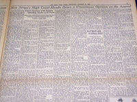 1935 OCT 10 NEW YORK TIMES - HAUPTMANN LOSES FIGHT IN APPEALS COURT - NT 4306