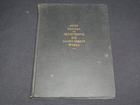 1925 ARCHITEKTUR DIE NICHT GEBAUT HARDCOVER BOOK BY JOSEF PONTEN - R 716S