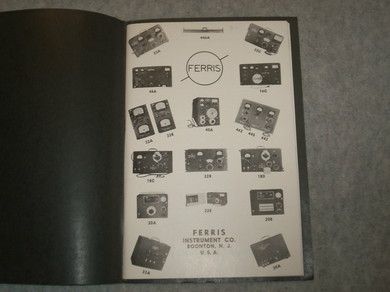 FERRIS INSTRUMENT COMPANY CATALOGUE NO. 49 - J 6345