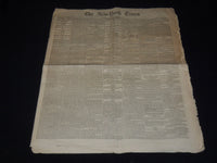 1866 OCTOBER 2 NEW YORK TIMES NEWSPAPER - JEROME PARK RACING - NP 3879Y