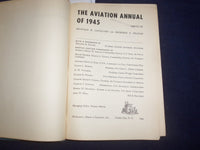 1945 THE AVAIATION ANNUAL OF 1945 HARDCOVER BOOK - KD 9080