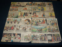 1939-1972 PRINCE VALIANT COLOR COMICS STRIPS LOT OF 18 - NP 5327