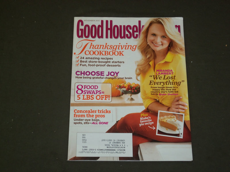 2012 NOVEMBER GOOD HOUSEKEEPING MAGAZINE - MIRANDA LAMBERT COVER - B 3938