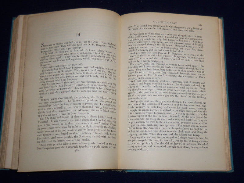 1947 GUS THE GREAT HARDCOVER BOOK BY THOMAS W. DUNCAN - KD 3867Q