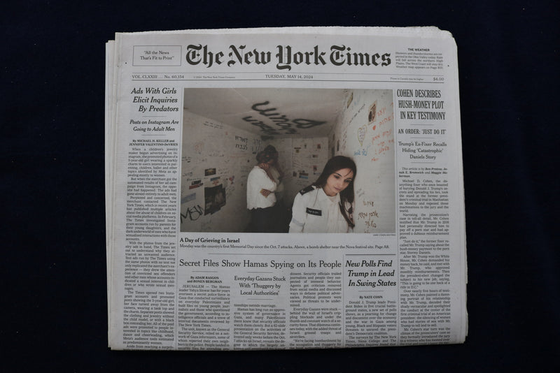 2024 MAY 14 NEW YORK TIMES - COHEN DESCRIBES HUSH-MONEY PLOT IN KEY TESTIMONY