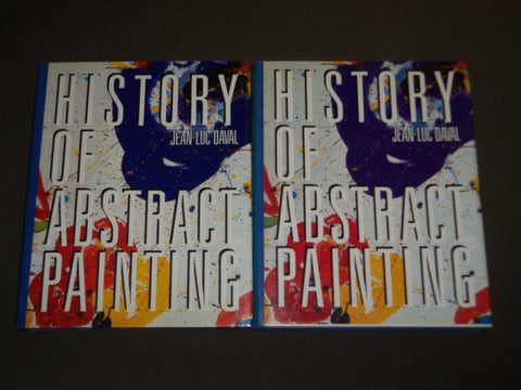 1989 HISTORY OF ABSTRACT PAINTING ART CATALOG LOT OF 2 - JEAN LUC DAVAL- KD 5102