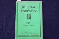 1932 JOURNAL OF FORESTRY SOFTCOVER BOOKS - LOT OF 2 - K 1471