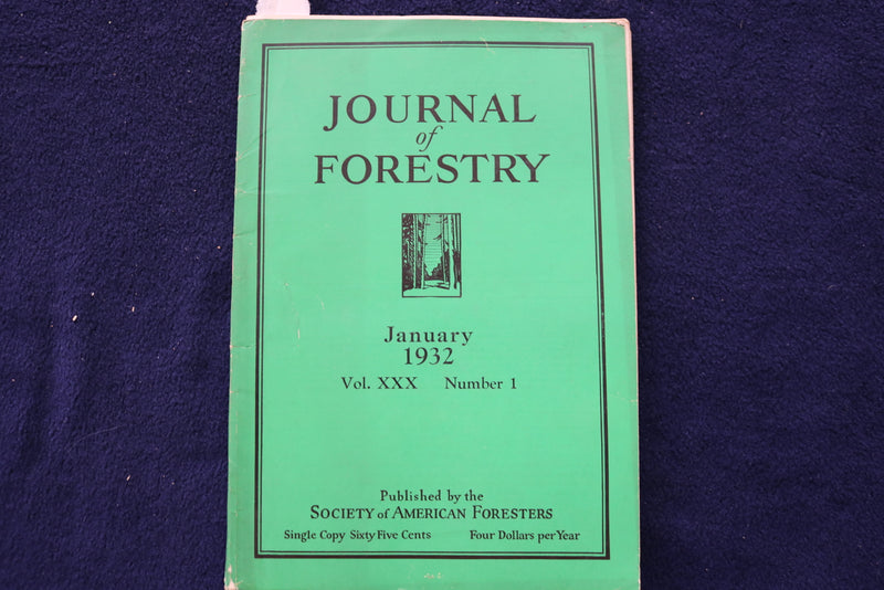1932 JOURNAL OF FORESTRY SOFTCOVER BOOKS - LOT OF 2 - K 1471