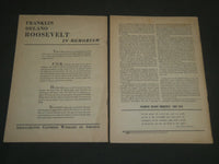 1946 APRIL 15 NEW REPUBLIC MAGAZINE 2 PARTS- FDR - FRANKLIN D. ROOSEVELT- J 4843