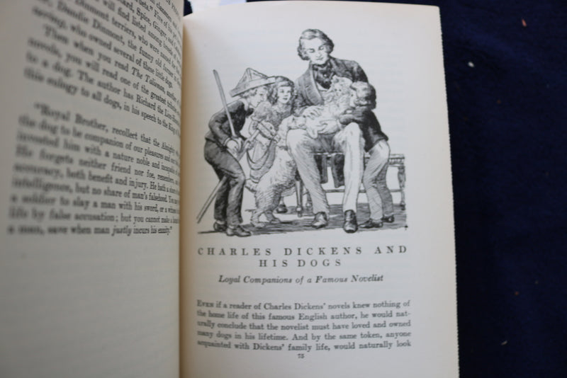 1943 FAMOUS DOGS OF FAMOUS PEOPLE HARDCOVER BOOK BY MAE SMITH - K 1539