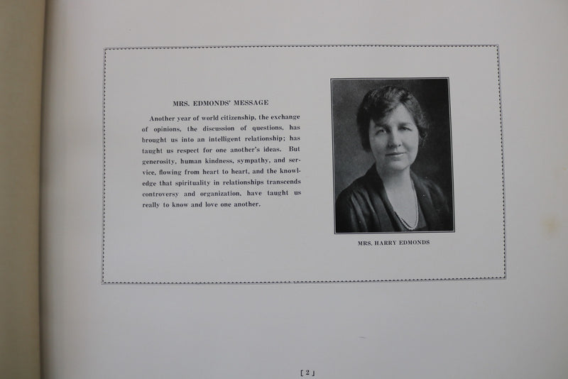 1929 INTERNATIONAL HOUSE YEARBOOK - NEW YORK - SOFTCOVER - YB 3592