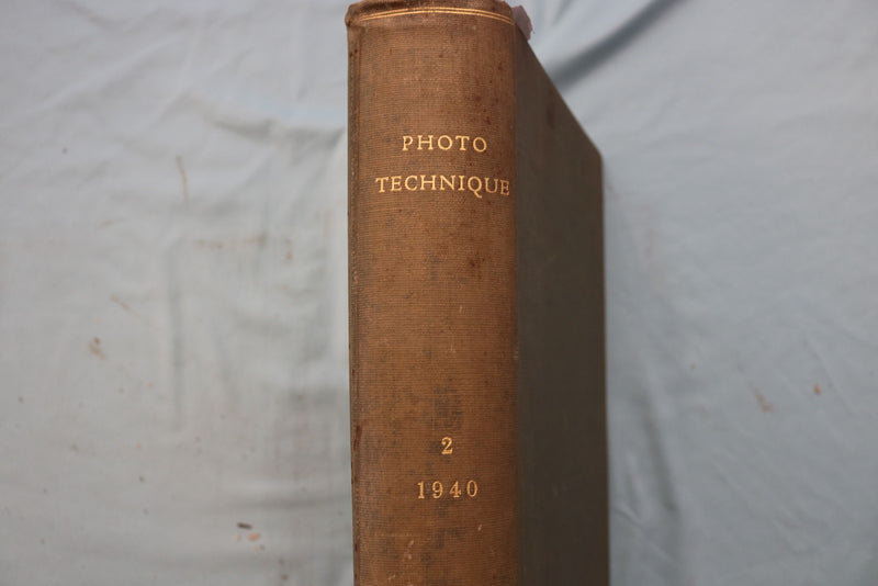 1940 PHOTO TECHNIQUE MAGAZINE BOUND VOLUME - COMPLETE YEAR - KD 9711