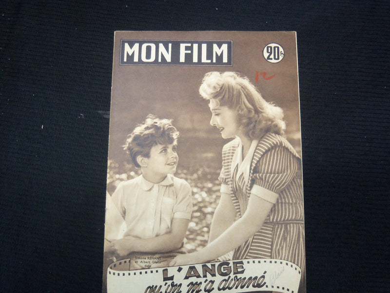 1952 JULY 30 MON FILM FRENCH MAGAZINE - RENANT & GLADO COVER - E 26125