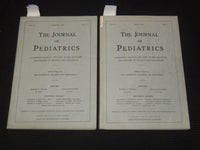 1937-1938 THE JOURNAL OF PEDIATRICS LOT OF 2 ISSUES - K 2627