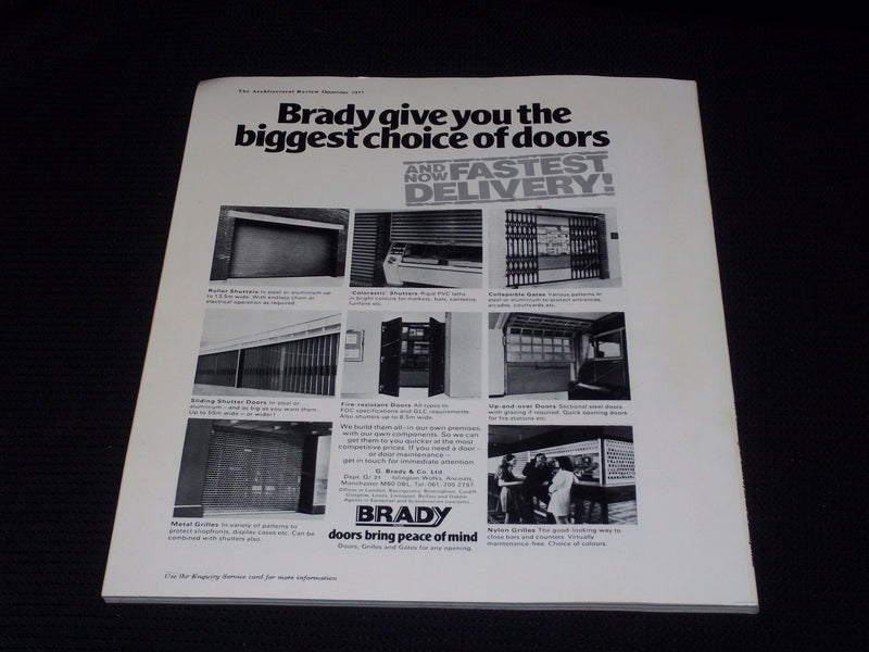 1977 DECEMBER ARCHITECTURAL REVIEW MAGAZINE - OXFORD COVER - E 2953