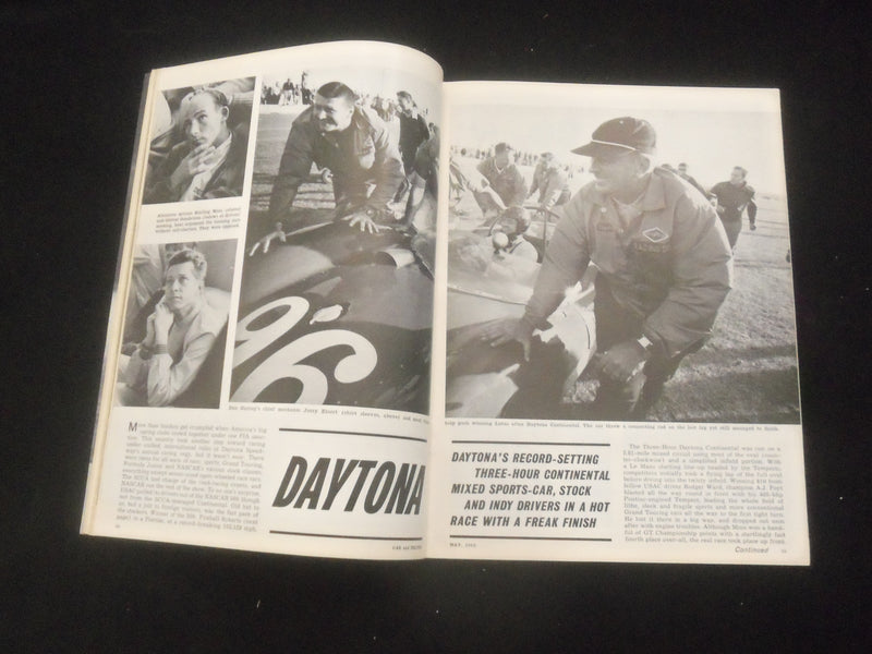 1962 MAY CAR AND DRIVER MAGAZINE - KELLY-CORVETTE - J 7822