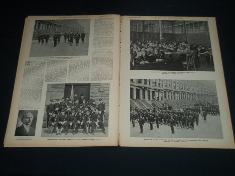 1897 APRIL 4 NEW YORK TIMES ILLUSTRATED MAGAZINE -REV MICHAEL CORRIGAN - NP 3866