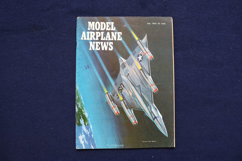 1962 JULY MODEL AIRPLANE NEWS MAGAZINE - CONVAIR'S B-58 COVER - E 11576