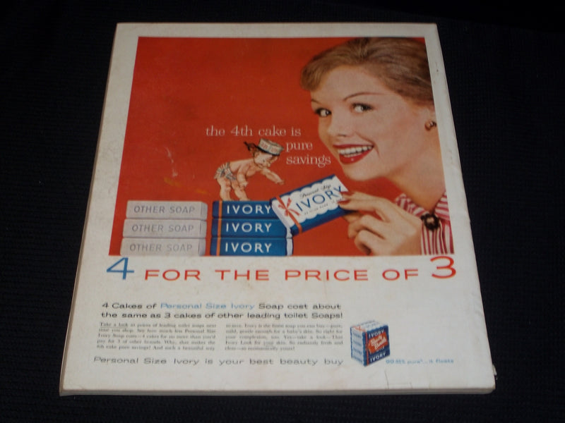 1957 OCTOBER MCCALL'S MAGAZINE VERY NICE FRONT COVER & FULL PAGE ADS - E 2474