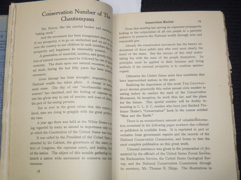 1909 JUNE THE CHAUTAUQUAN MAGAZINE - CONSERVATION NUMBER - K 2652