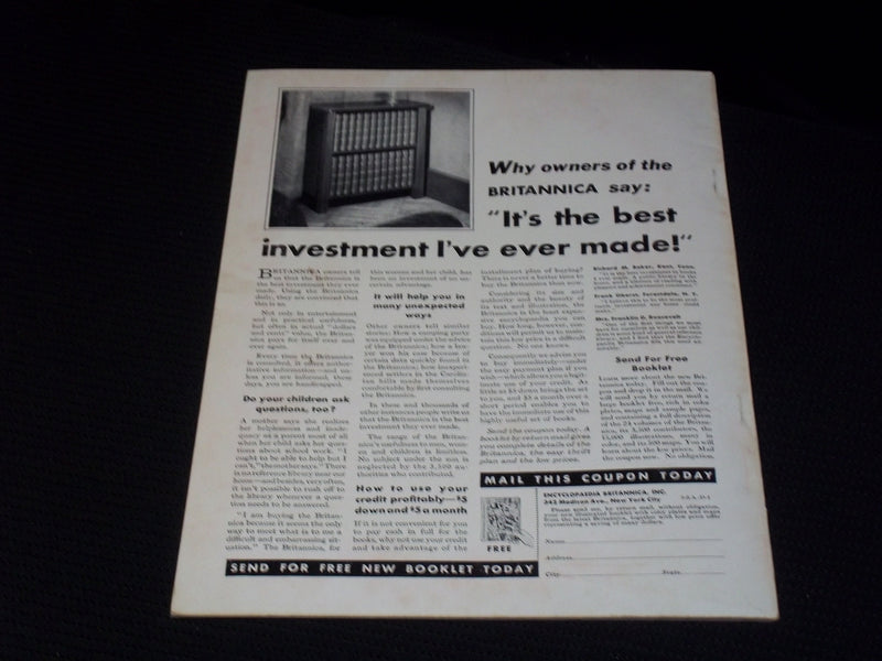 1932 OCTOBER SCIENTIFIC AMERICAN MAGAZINE - FORGERY DETECTION COVER - E 6394