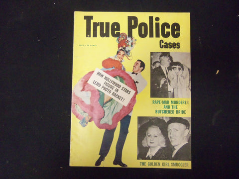 1955 JULY TRUE POLICE MAGAZINE - NICE STORIES & PHOTOS - ST 4378