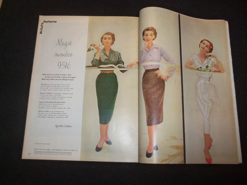 1953 SEPTEMBER MCCALL'S MAGAZINE - NICE COVER, STORIES & ADS - ST 6330