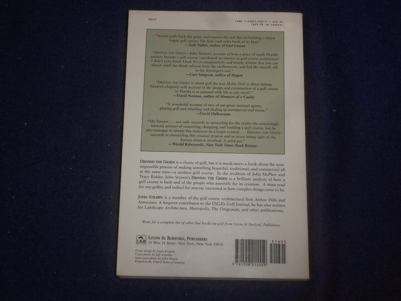 1997 DRIVING THE GREEN - BY JOHN STRAWN - SIGNED BY JOHN STRAWN - - KD 2757G